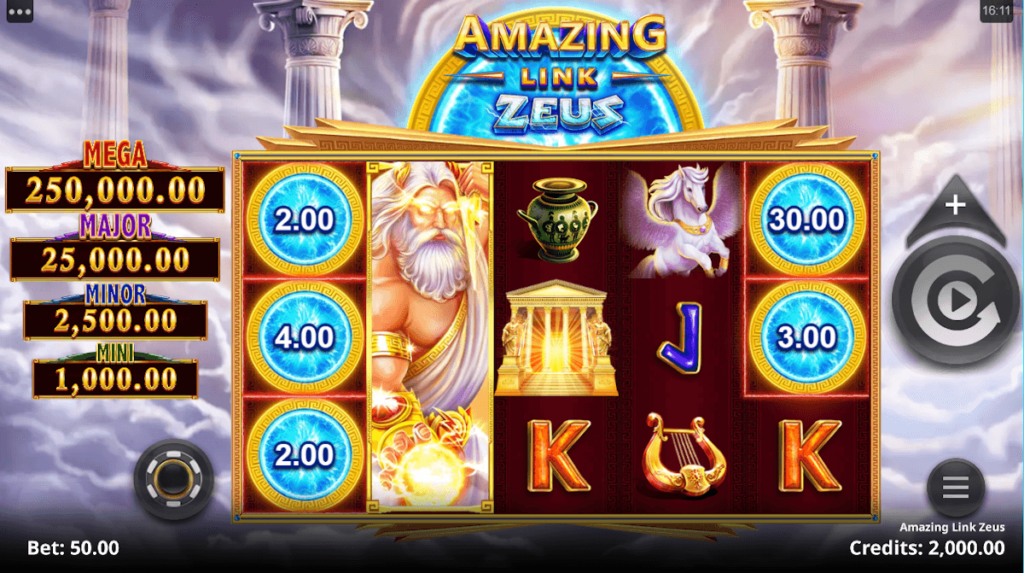 Erstaunlicher Link Zeus-Slot