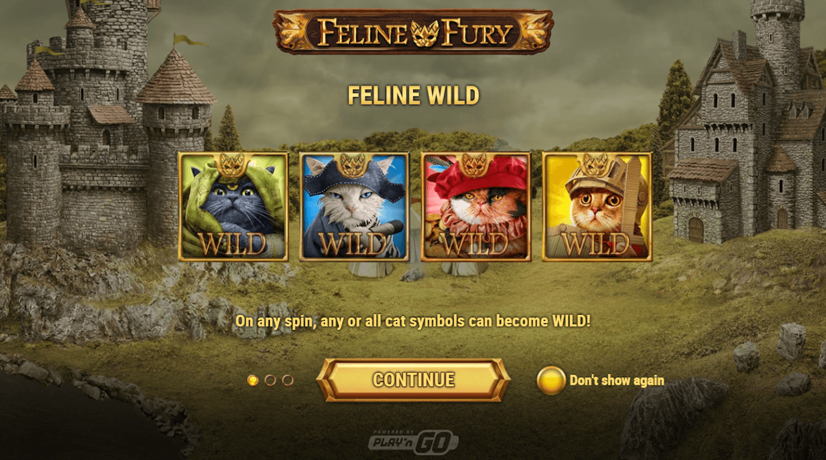 Feline Fury Slot-Spiel