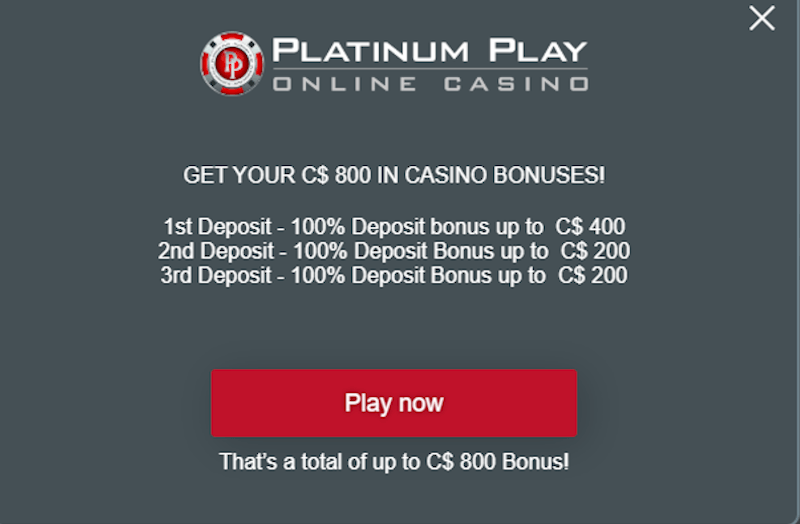 Platin-Spielbonus