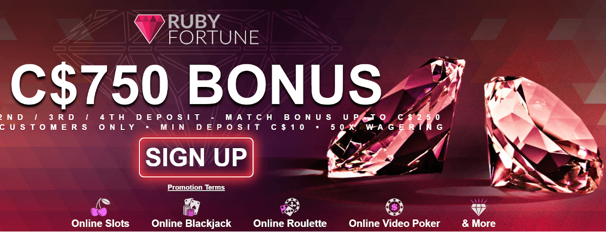 Ruby Fortune-Bonus