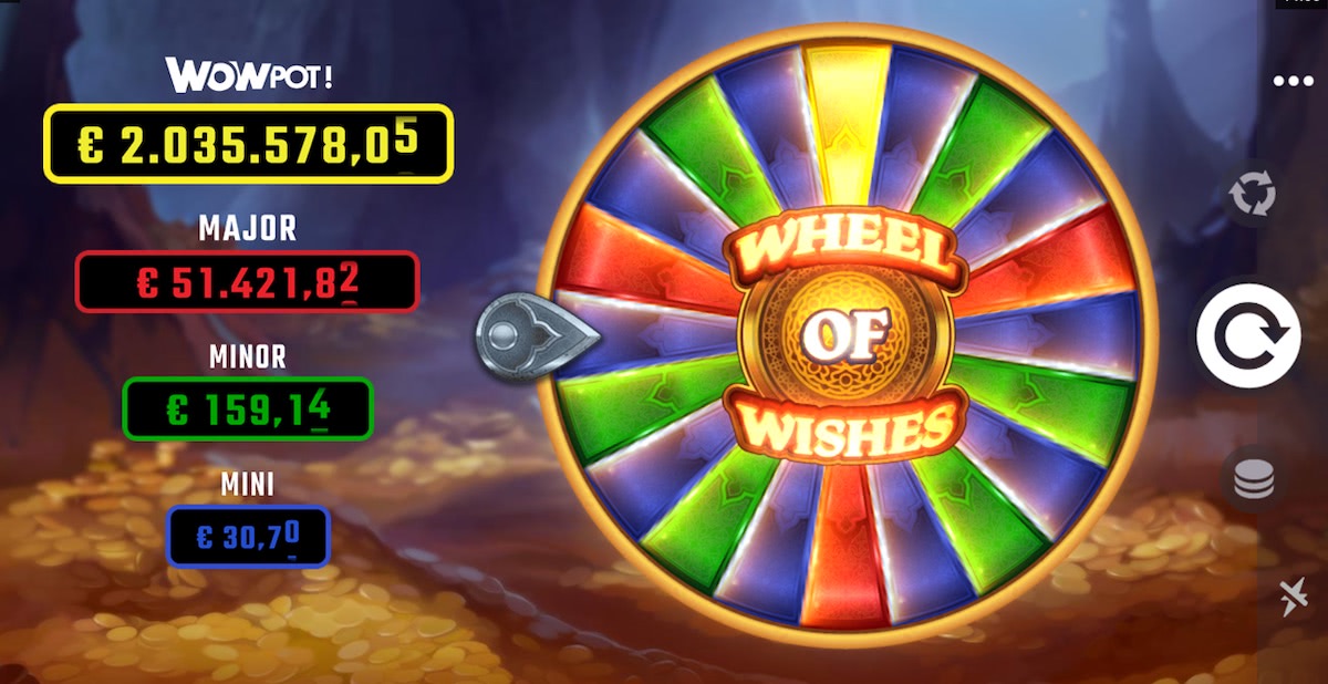 Progressiver Jackpot-Slot Wheel of Wishes