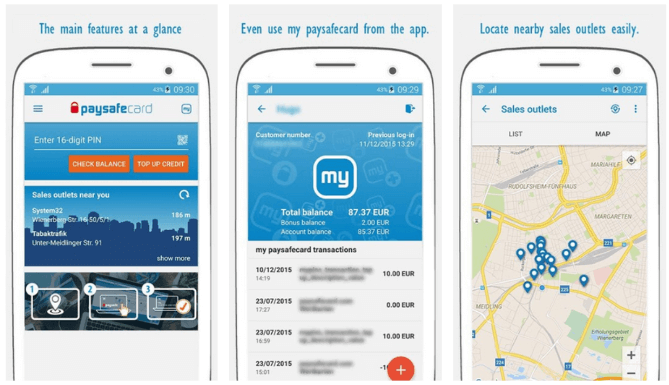 paysafecard-App
