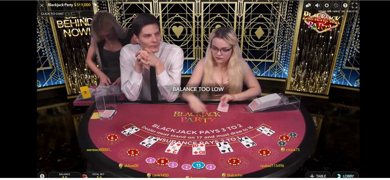 Live-Blackjack-Party