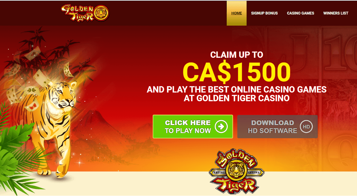 Golden Tiger Casino-Bonus