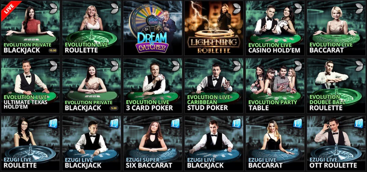 Spielen Sie die besten Live-Online-Casinospiele