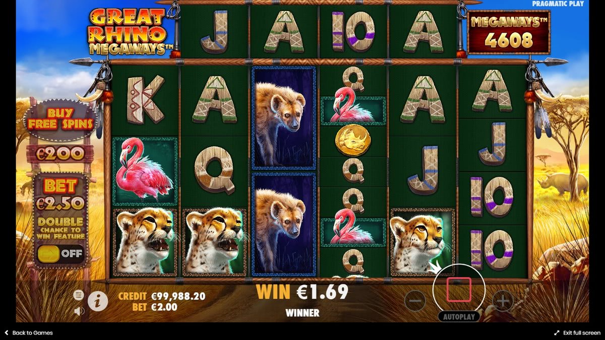 Große Rhino Megaways Kanada Online Casinos